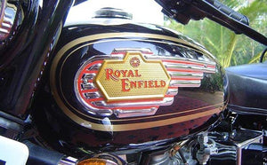 Petrol Tank Motif For Royal Enfield Motorcycle old Standard Model