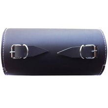 Load image into Gallery viewer, Jawa customized  Black Leatherette Tool Bag with Chrome Button