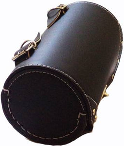 Jawa customized  Black Leatherette Tool Bag with Chrome Button