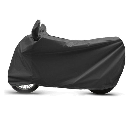 BikeNwear Heavy Duty Water Proof Body Cover for Yamaha Motorcycle Black