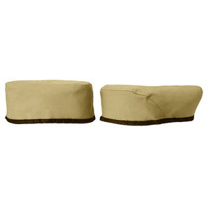 Leatherette Seat Cover Cream For Royal Enfield Classic Modal