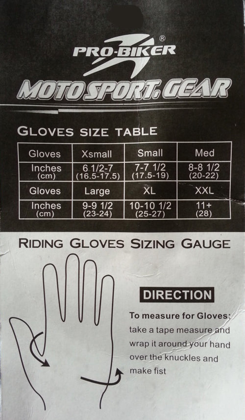 pro biker hand gloves