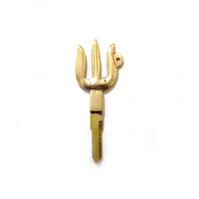 Load image into Gallery viewer, Brass Trishul Design Key Block For Motorcycle