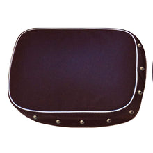 Load image into Gallery viewer, Leatherette Seat Cover Black With Foam Button &amp; Piping For Royal Enfield Classic Modal