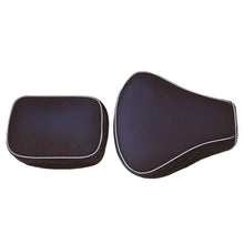 Load image into Gallery viewer, Leatherette Seat Cover Dark Brown With Foam &amp; Piping For Royal Enfield Classic Modal