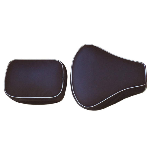 Leatherette Seat Cover Dark Brown With Foam & Piping For Royal Enfield Classic Modal