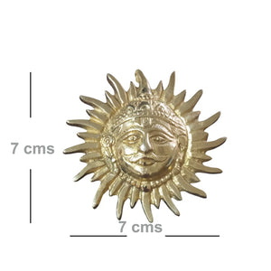 Brass  Sun Emblem  For motorcycle and car