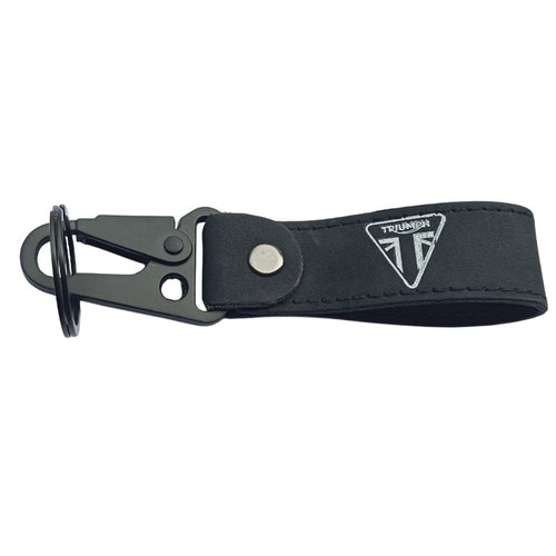 Customized Black Key ring with Black  Ring and Hook