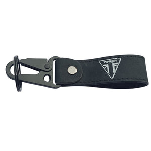 Customized Black Key ring with Black  Ring and Hook