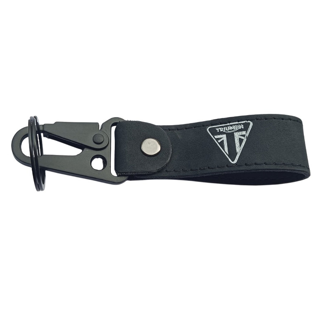 Customized Black Key ring with Black  Ring and Hook
