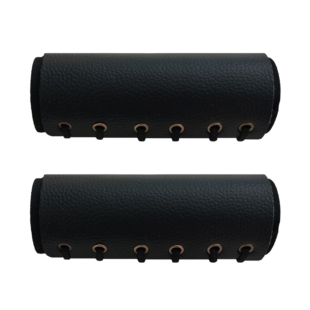 Black Color Faux Leather universal grip cover for scooter and Motorcycles