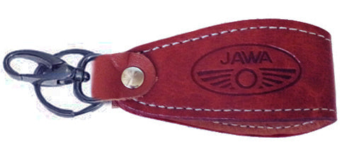 Jawa Motorcycle Customized Leather Key Ring with Hook