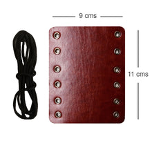 Load image into Gallery viewer, Brown Color Faux Leather universal grip cover for scooter and Motorcycles