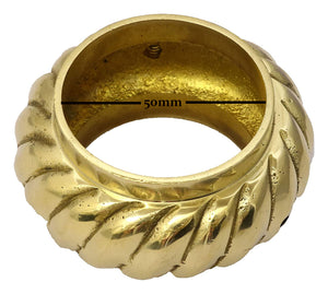 Brass Ring Design Silencer End Cap For Royal Enfield Motorcycle