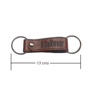 BikeNwear Leather Key Chain key ring