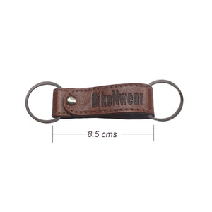 BikeNwear Leather Key Chain key ring