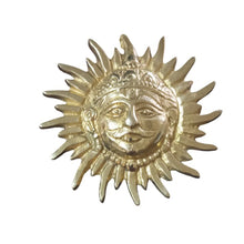 Load image into Gallery viewer, Brass  Sun Emblem  For motorcycle and car