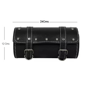 Leatherette Tool Bag with belt Black color For Royal Enfield Motorcycle