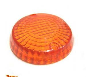 Trafficater indicator glass amber color set of four   For Royal Enfield Motorcycle
