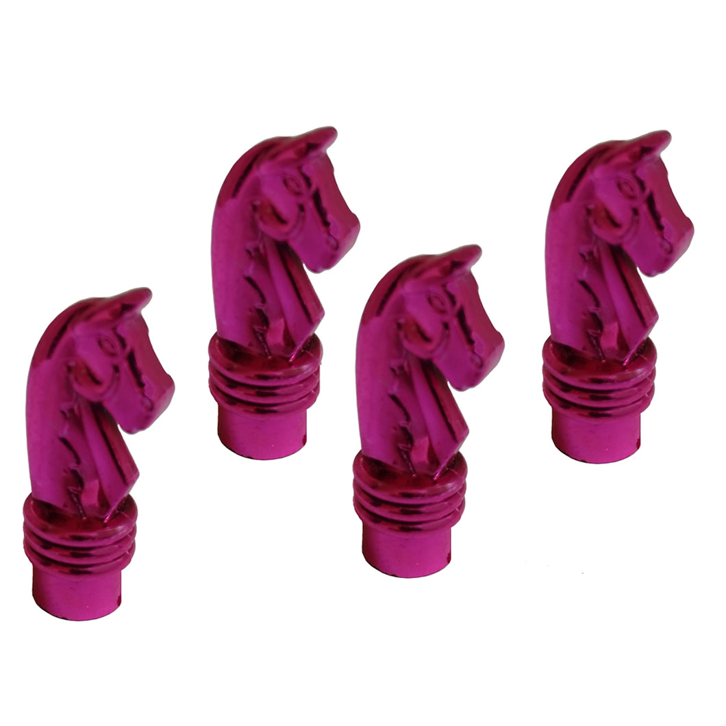 Tyre Tube Valve Cap for Motorcycle Scooter and car Horse shape purple color