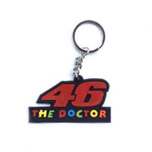 Load image into Gallery viewer, Rubber 46 The Doctor Key Chain For Motorcycles &amp; Cars