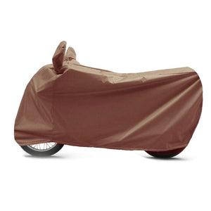 BikeNwear Heavy Duty Water Proof Body cover for Honda Motorcycle Brown