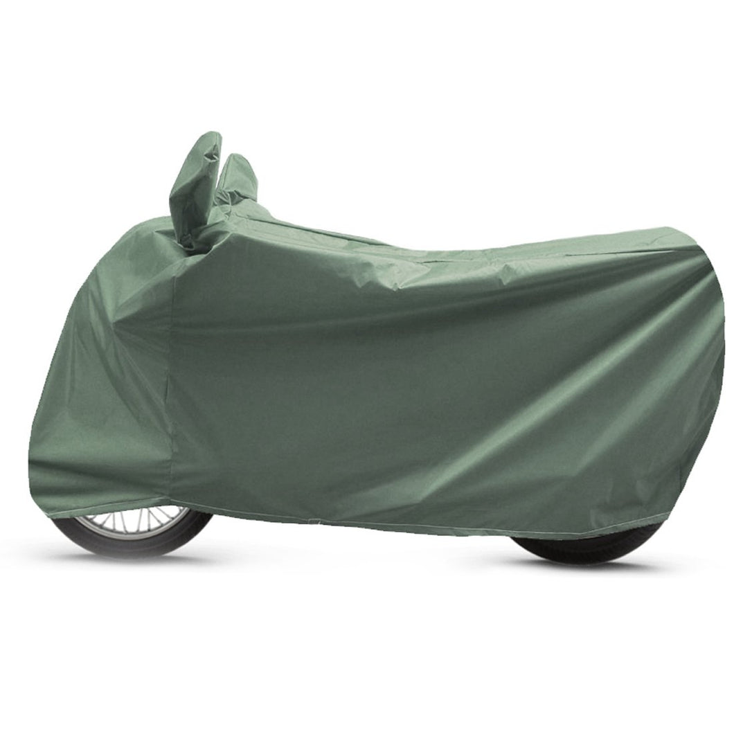 BikeNwear heavy-Duty Water Proof Body Cover for Royal Enfield Motorcycle-Olive green/Military