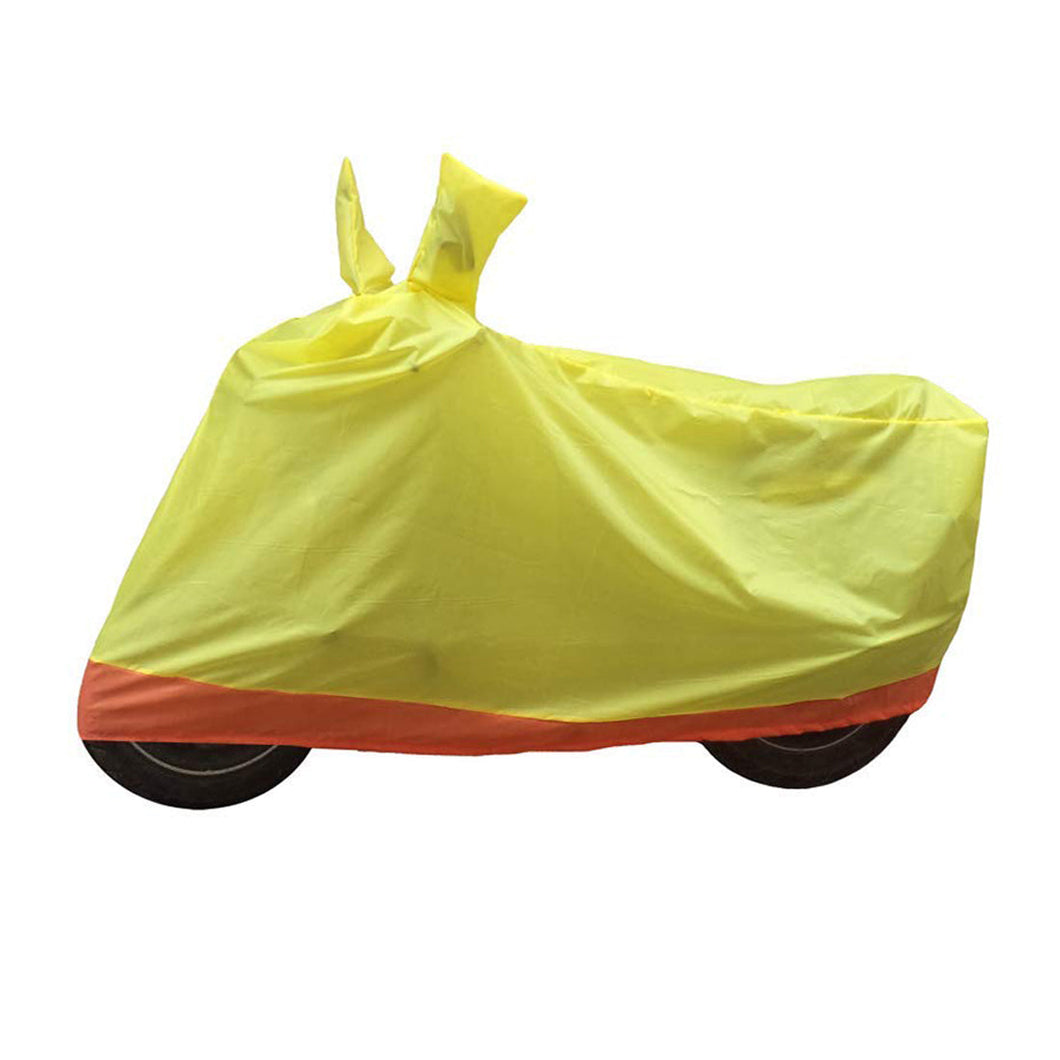 BikeNwearElectric Scooter Zeal Ex GreavesEconomy Dual Color  Body Cover-Yellow Orange