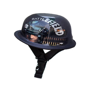 German Style Battle Field Gloss Gun Grey Helmet