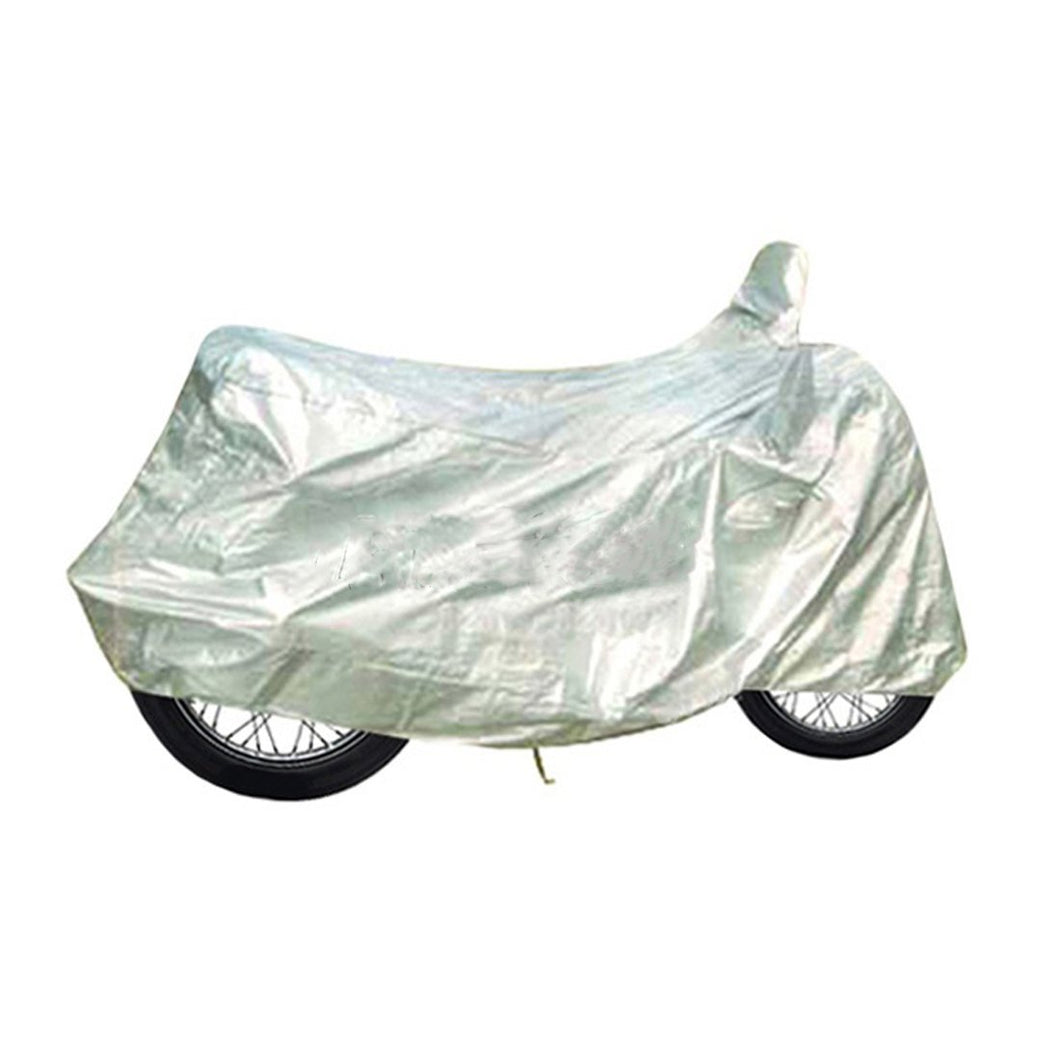BikeNwear light weight water resistance Body Cover for Bajaj Motorcycle Silver