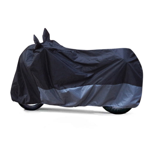 BikeNwear Dual color Body Cover-Black-Gery