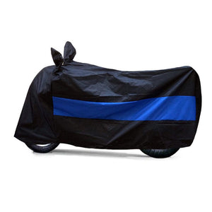 BikeNwear heavy-Duty Water Proof Body Cover-Black-Blue