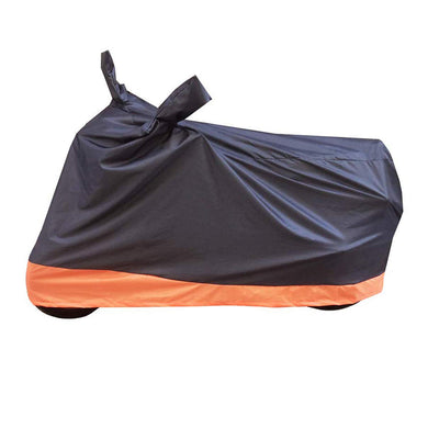 BikeNwear Economy Dual Color Universal Body Cover-Black Orange