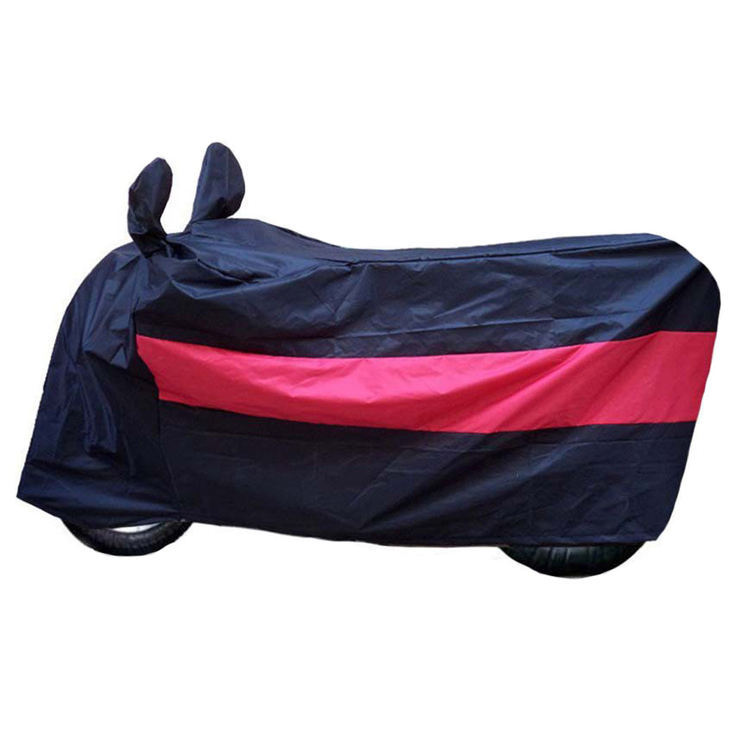 BikeNwear Dual color Body Cover-Black-Red