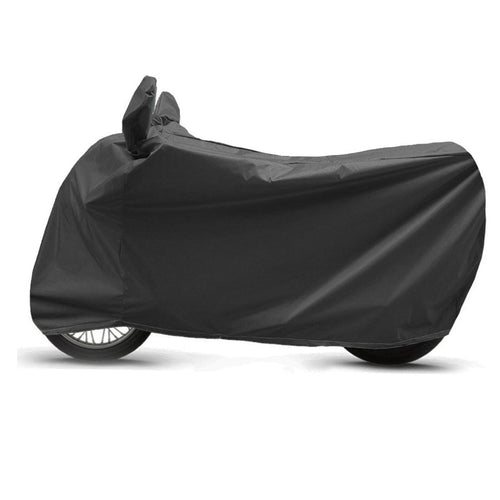 BikeNwear Heavy Duty Water Proof Body cover for Jawa Motorcycle Black