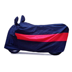 BikeNwear Light Weight Water Proof Body cover for Vespa Scooter Dual Color Dark Blue Red