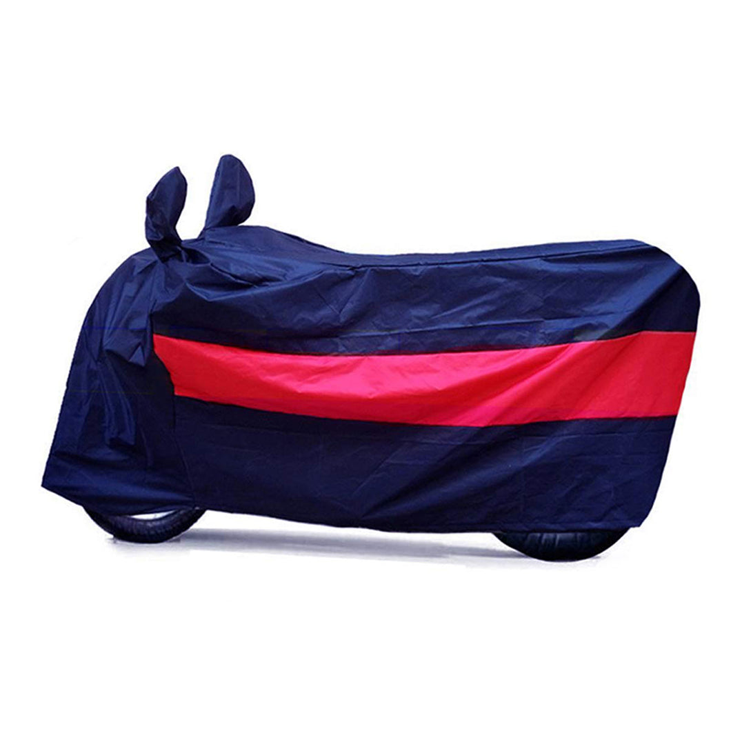 BikeNwear Dual color Body Cover-Dark Blue-Red