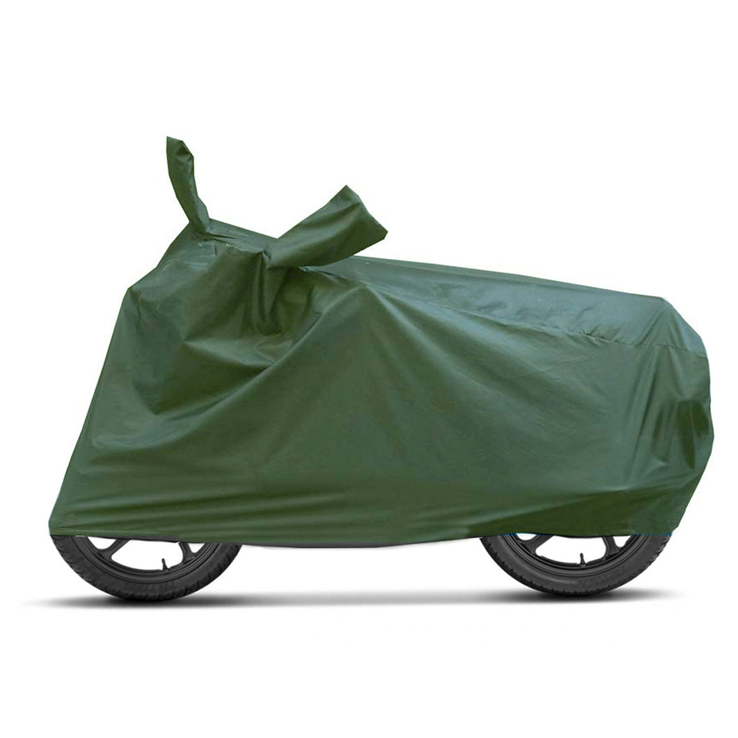 BikeNwear Economy Plain Universal Body Cover-Olive Green