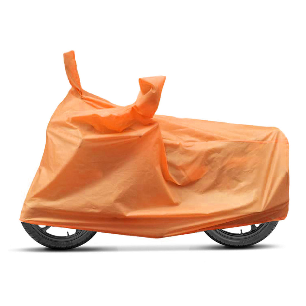 BikeNwearElectric Scooter Zeal Ex GreavesEconomy Plain Universal Body Cover-Orange
