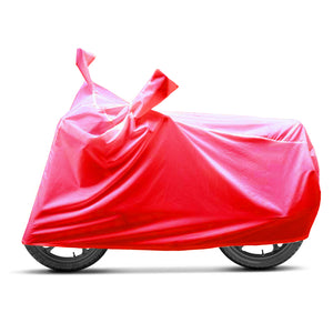BikeNwear Economy Plain Universal Body Cover-Red