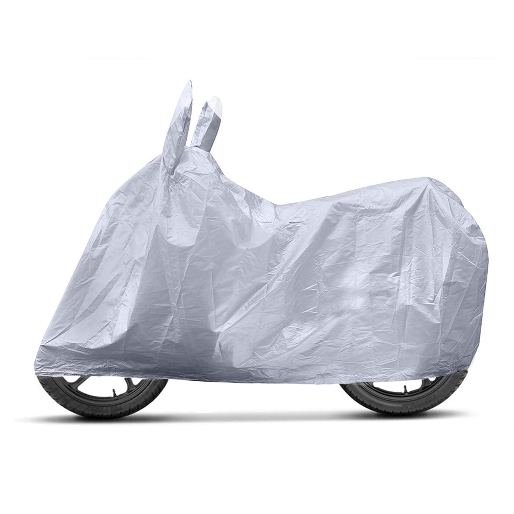 BikeNwearElectric Scooter Zeal Ex GreavesEconomy Plain Universal Body Cover-Silver