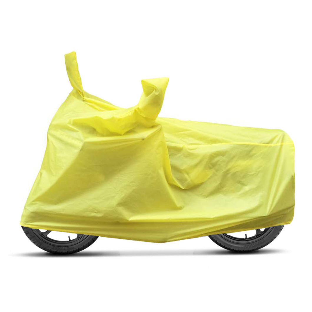 BikeNwearElectric Scooter Zeal Ex GreavesEconomy Plain Universal Body Cover-Yellow