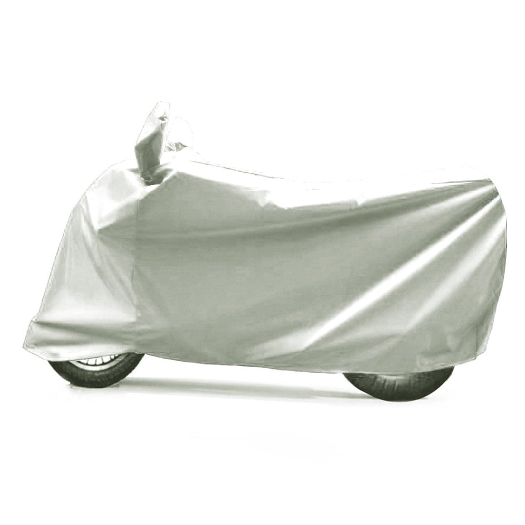 BikeNwear Heavy Duty Water Proof Body Cover for Yamaha Motorcycle White