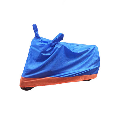 BikeNwear Economy Dual Color Universal Body Cover-Light Blue Orange