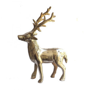Brass Front Mudguard Barasingha Swamp Deer Decal For Royal Enfield Motorcycle