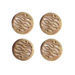 Brass Indicator Cover Set Of 4 For Royal Enfield Motorcycle