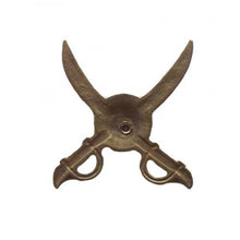 Load image into Gallery viewer, Brass Rear Number Plate Monster With Sword &amp; Lion Face For Royal Enfield Motorcycle