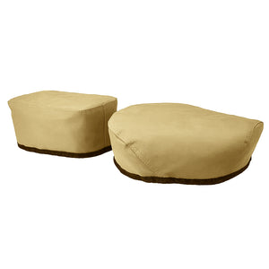Leatherette Seat Cover Cream For Royal Enfield Classic Modal