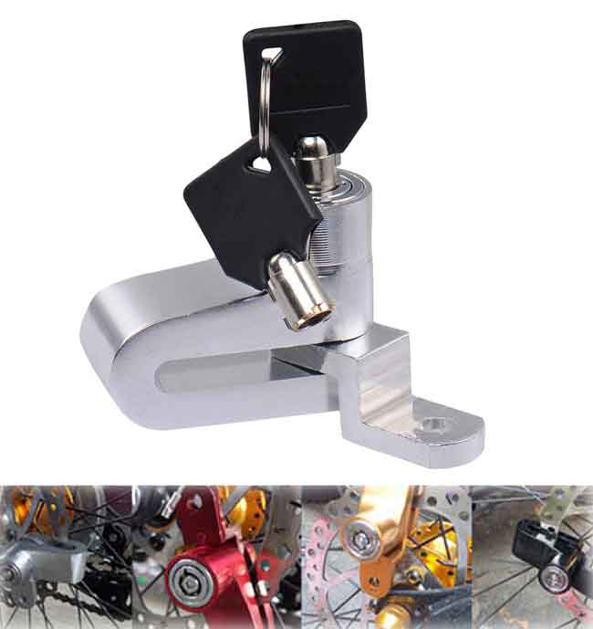 Disk Brake Lock For Motorcycles & Bikes