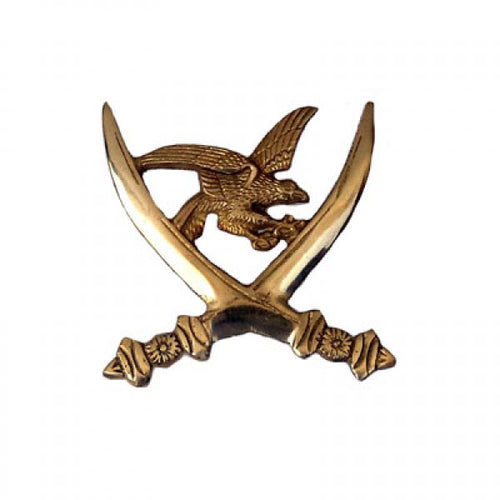 Brass Eagle With Sword Emblem For Royal Enfield Motorcycle